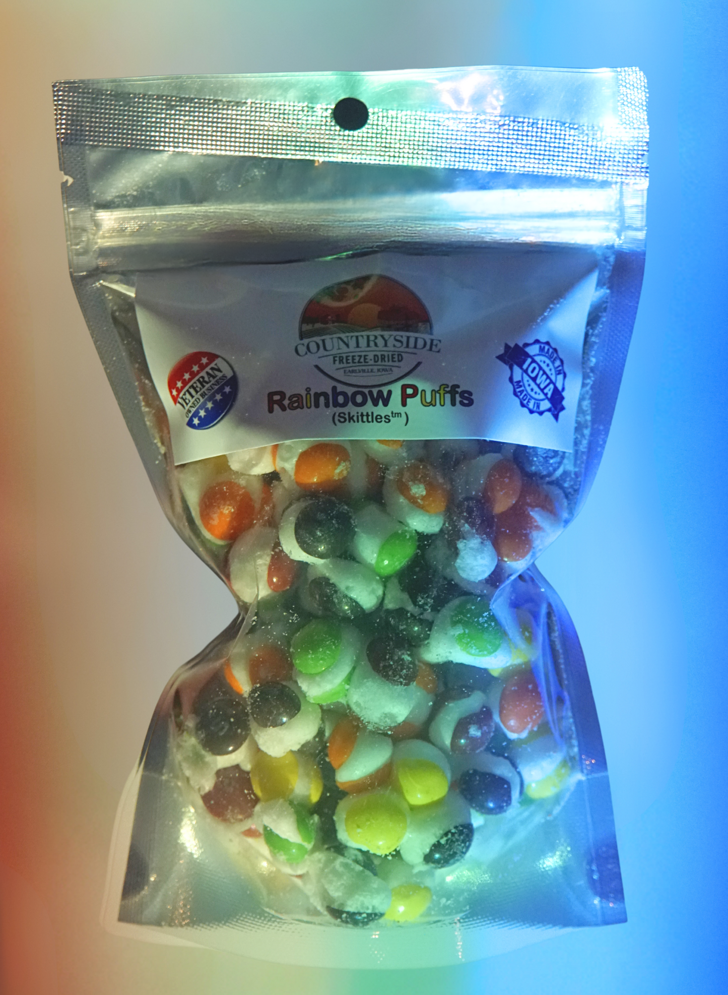 Freeze-Dried Rainbow Puffs