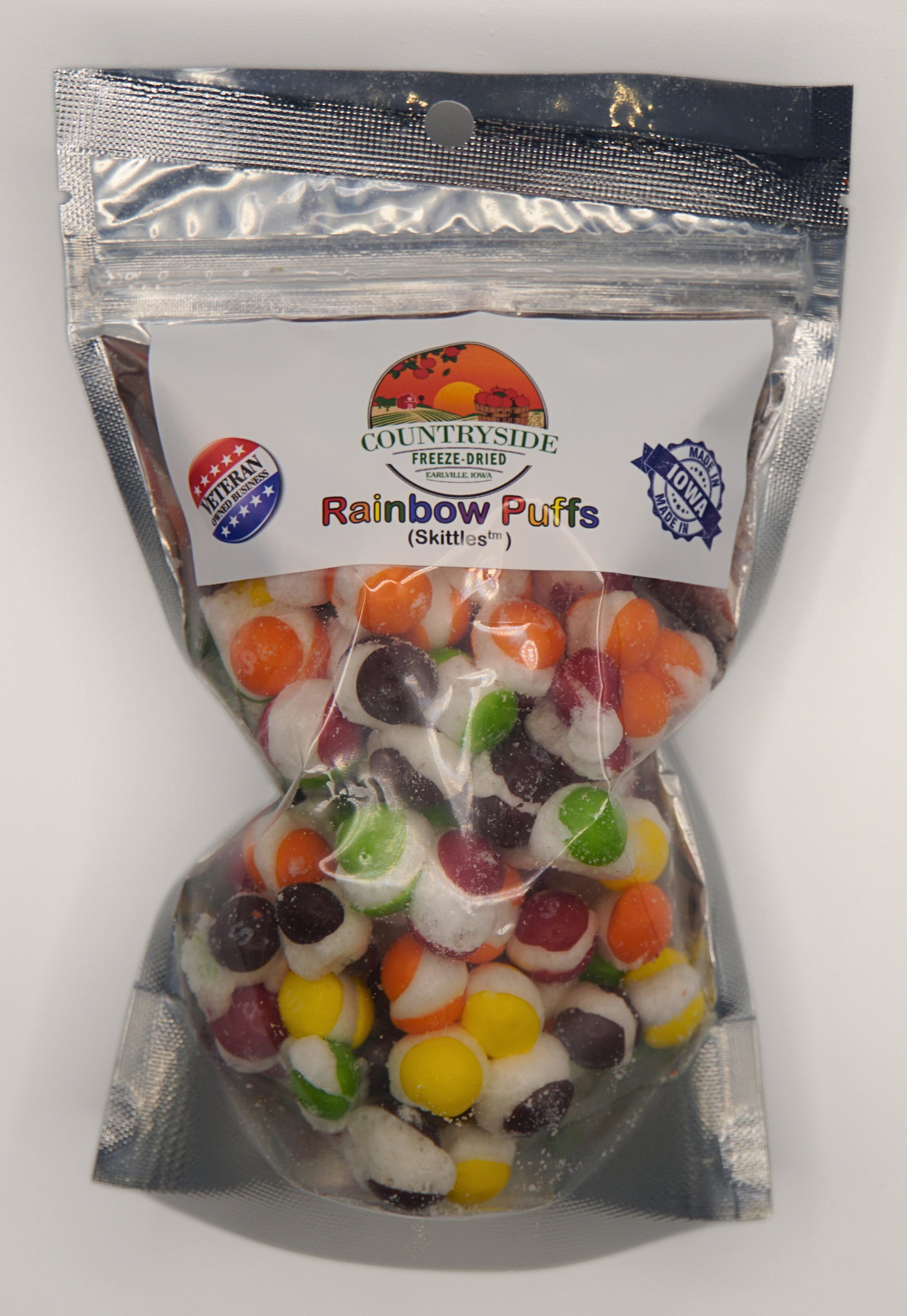Freeze-Dried Rainbow Puffs